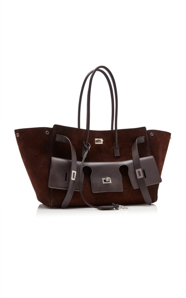 Bel Air Medium Leather Carry-All Bag Full Size Image 4