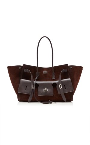 BALENCIAGA Bel Air Medium Leather Carry-All Bag