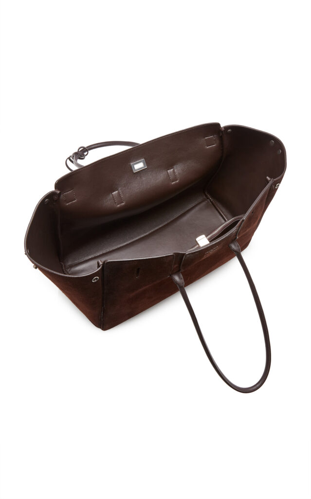 Bel Air Medium Leather Carry-All Bag Full Size Image 5