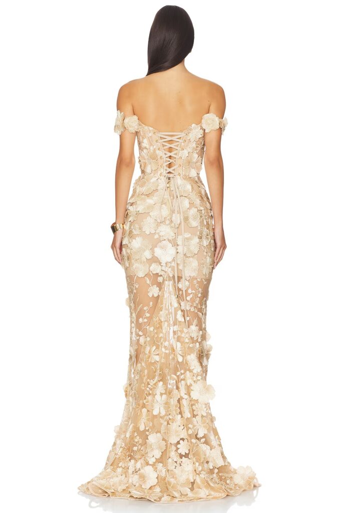 Jasmine Off The Shoulder Gown Full Size Image 3