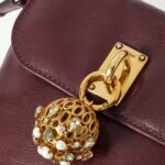 Château Treasures Embellished Textured-leather Shoulder Bag Thumbnail 4