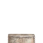 Loubi54 Sirene Snakeskin Embossed Metallic Leather Wallet on Chain Thumbnail 1