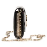 Loubi54 Sirene Snakeskin Embossed Metallic Leather Wallet on Chain Thumbnail 6