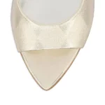 Miss Z 80mm Laminated Lamb Mule Sandals Thumbnail 3