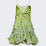 Burnout Fluted Chemise Dress Thumbnail 4