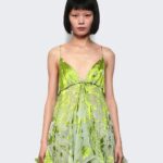 Burnout Fluted Chemise Dress Thumbnail 5