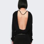 Leather Belted Magyar Tie Dress Thumbnail 2