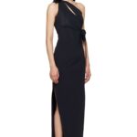 Asymmetric Flower Maxi Dress Thumbnail 2