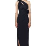 Asymmetric Flower Maxi Dress Thumbnail 1