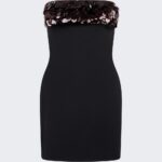 Payette Embr Trim Mini Strapless Dress Thumbnail 5