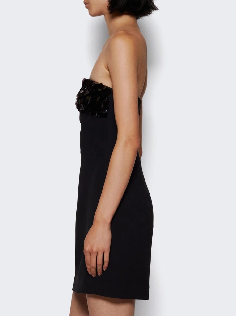 Payette Embr Trim Mini Strapless Dress Full Size Image 3