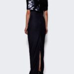 Off the Shoulder Sequin Pleated Dress Thumbnail 3