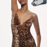 Sweetheart Sequin Slim Maxi Dress Thumbnail 4