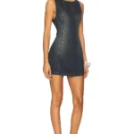 Atlas Denim Mini Dress Thumbnail 3