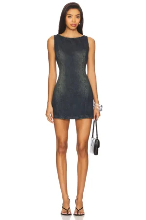 FREE PEOPLE Atlas Denim Mini Dress