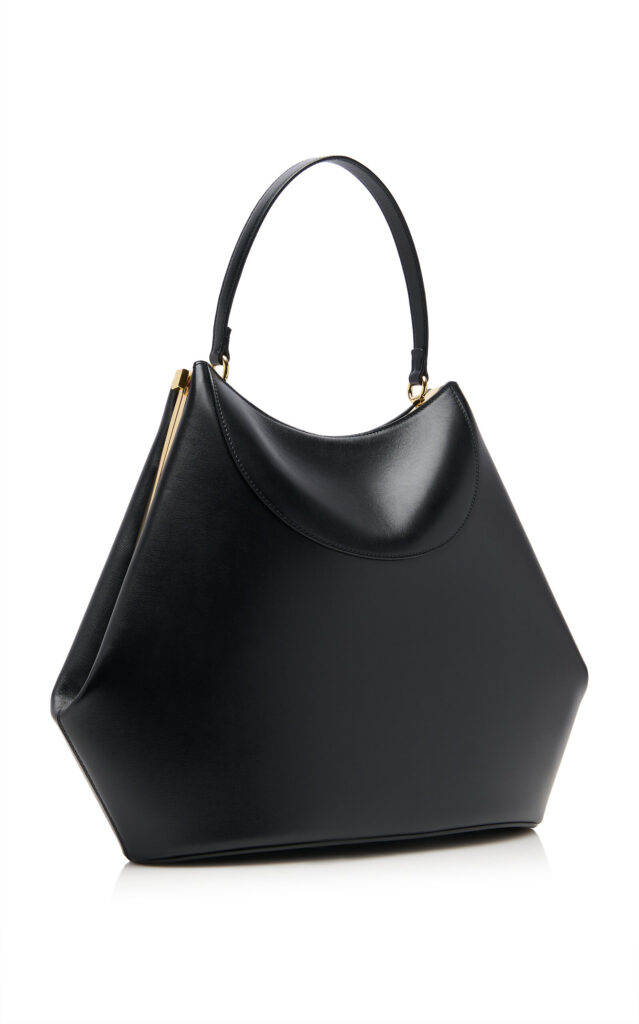 Facet Leather Top-Handle Bag Full Size Image 3