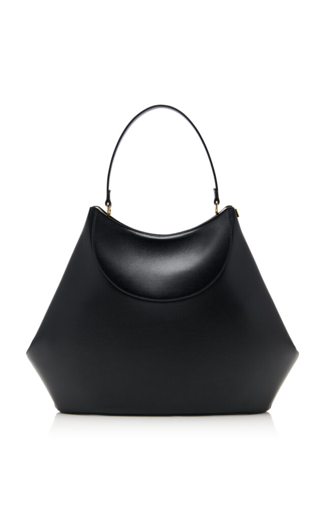 Facet Leather Top-Handle Bag Full Size Image 1