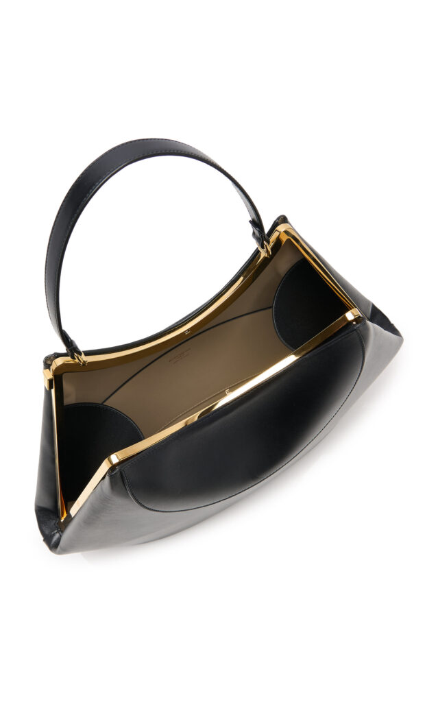 Facet Leather Top-Handle Bag Full Size Image 2