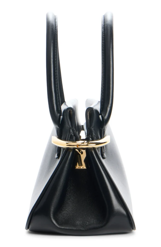 Mini Pinch Leather Top Handle Bag Full Size Image 2