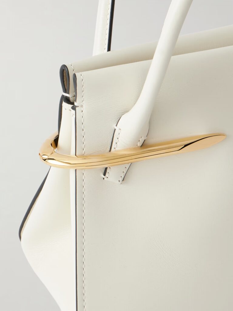 Pinch Embellished Leather Shoulder Bag Full Size Image 5