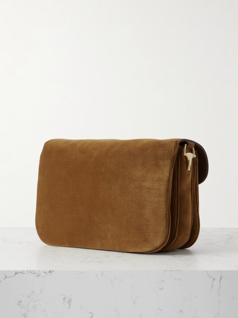 1955 Horsebit Suede Shoulder Bag Full Size Image 5