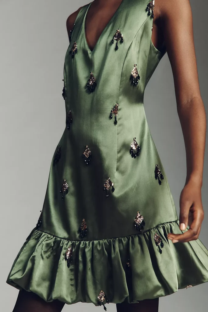 Embellished Shift Dress Full Size Image 3