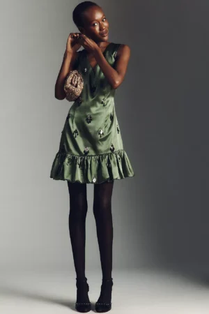 HOPE FOR FLOWERS BY TRACY REESE Embellished Shift Dress