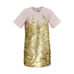 Wool Sequin Mini Dress Thumbnail 2