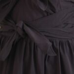 Calista Dress Black Tie Front Maxi Dress Thumbnail 3