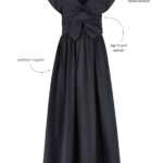 Calista Dress Black Tie Front Maxi Dress Thumbnail 2