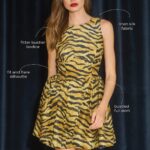 Layne Dress Tiger Print Fit and Flare Mini Thumbnail 2