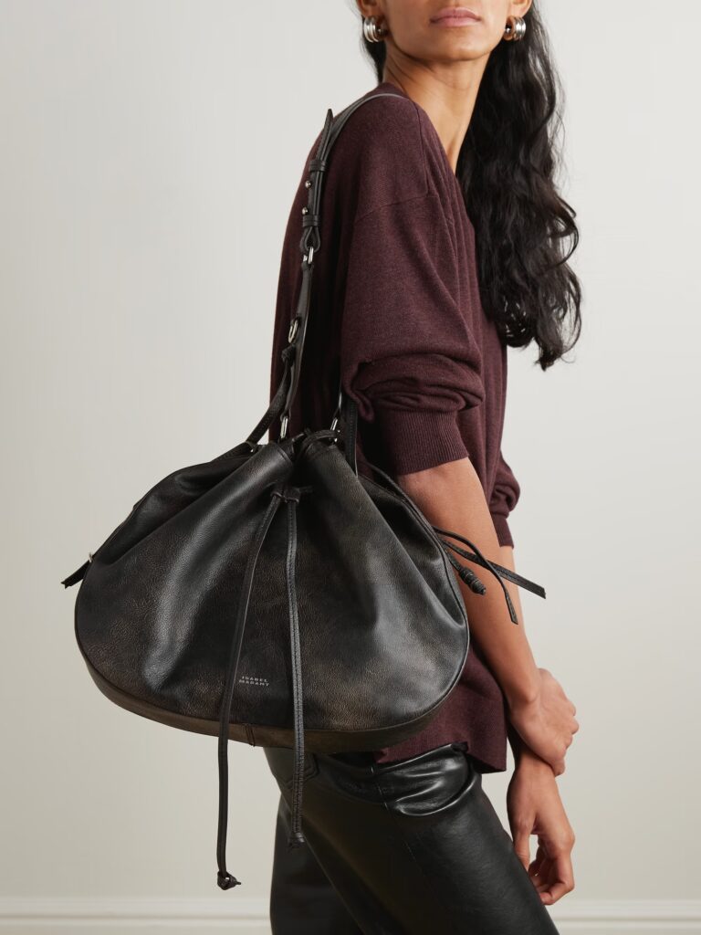 Bolton Distressed Leather Shoulder Bag Full Size Image 5