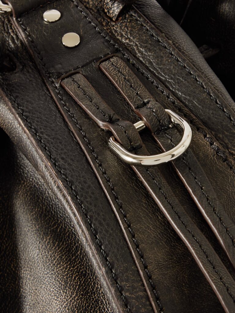 Bolton Distressed Leather Shoulder Bag Full Size Image 2