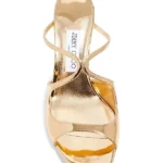 Anise 75mm Metallic Leather Sandals Thumbnail 5