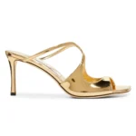 Anise 75mm Metallic Leather Sandals Thumbnail 1