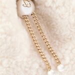 Bon Bon Faux Pearl-Embellished Shearling Bucket Bag Thumbnail 2