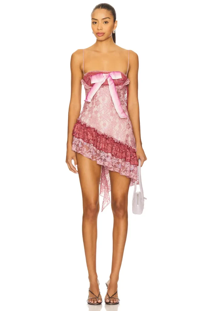 Lace Mini Dress Full Size Image 1