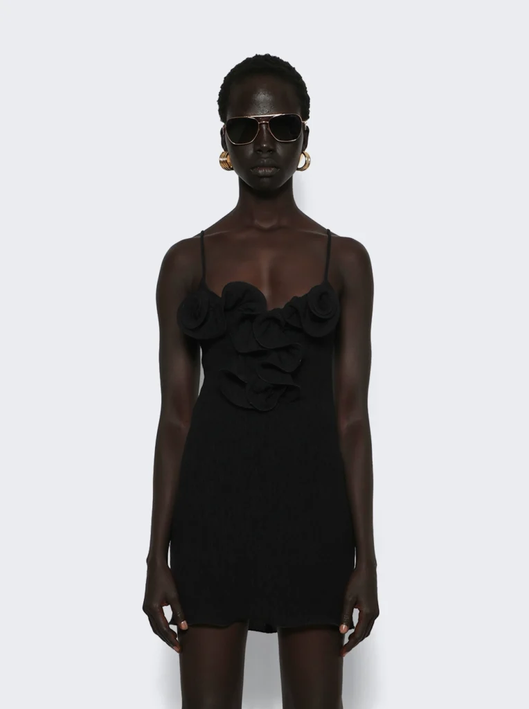 Magda Butrym Sleeveless Crepe Beach Mini Dress Full Size Image 4