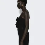 Magda Butrym Sleeveless Crepe Beach Mini Dress Thumbnail 3