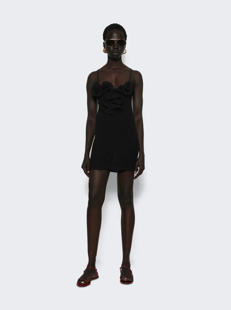 Magda Butrym Sleeveless Crepe Beach Mini Dress Full Size Image 1