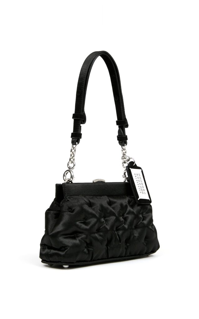 Glam Slam Small Embroidered Satin Clutch Full Size Image 3