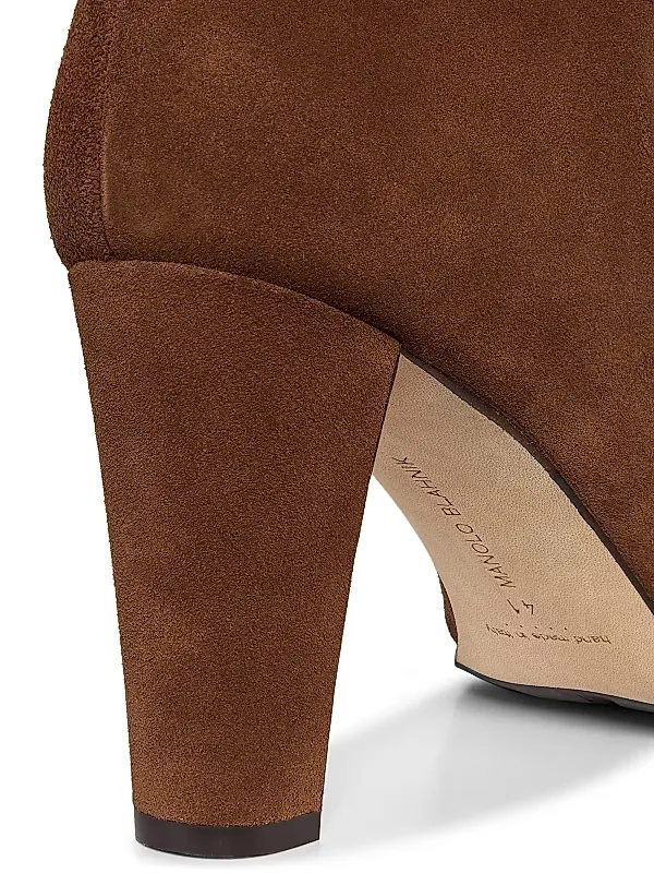 Calassohi Suede Slouchy Knee-High Boots Full Size Image 2