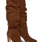 Calassohi Suede Slouchy Knee-High Boots Thumbnail 3