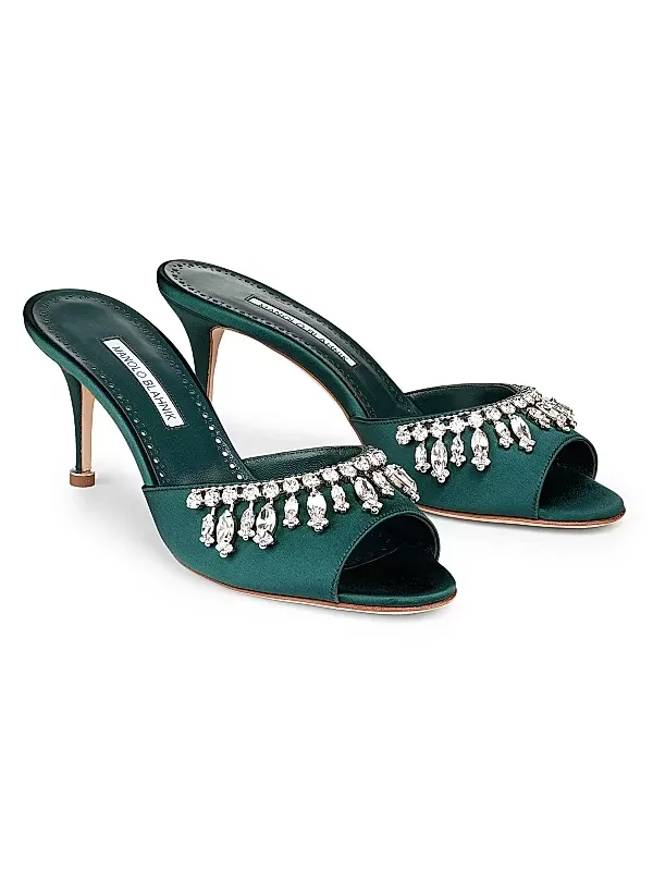 Tulimu Crystal-Embellished Mules Full Size Image 4