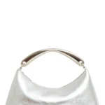 Rhea Metal Handle Leather Bag Thumbnail 1