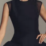 Tulle Drop-Waist Slip Dress Thumbnail 3