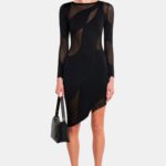 Spiral Long Sleeve Dress Thumbnail 1