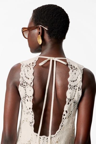 Crochet Mini Dress Full Size Image 5