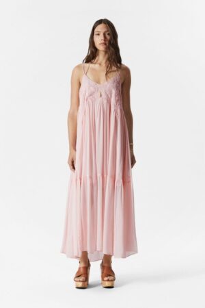 & OTHER STORIES Strappy Embroidered Maxi Dress