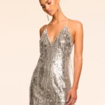 Annabelle Sequin Fringe Mini Dress Thumbnail 4